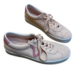 Pale pink suede Vans women’s 8.5 men’s 7 excellent condition